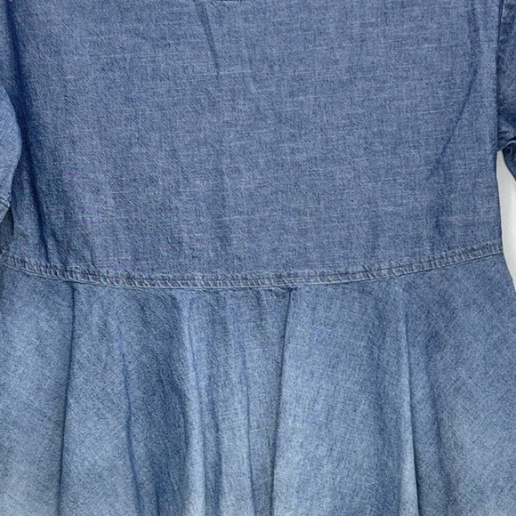 *NWOT* ANTHROPOLOGIE AG Adriano Goldschmied Chambray Denim Pelpum Washed Blue —S - Picture 6 of 7